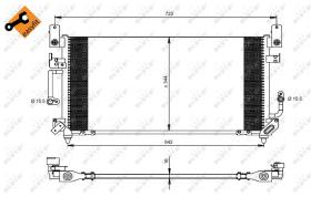 Nrf 35423 - CONDENSADOR TOYOTA LAND CRUISER 450