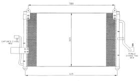 Nrf 35424 - CONDENSADOR TURISMOS DAEWOO NUBIRA