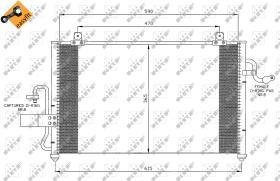 Nrf 35425 - CONDENSADOR DAEWOO TACUMA 00-