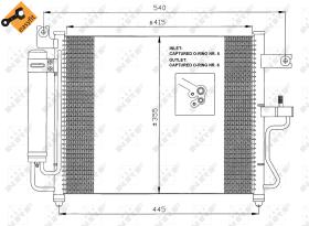  35428 - CONDENSADOR HYUNDAI ACCENT 99-