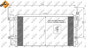 Nrf 35429 - CONDENSADOR HYUNDAI SANTA FE 00-
