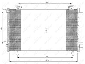 Nrf 35432 - CONDENSADOR TOYOTA COROLLA 01-