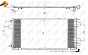 Nrf 35436 - CONDENSADOR TOYOTA COROLLA 99-