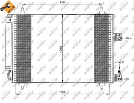  35443 - CONDENSADOR CITROEN C5 00-