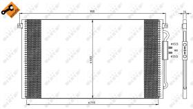 Nrf 35448 - CONDENSADOR CHRYSLER (USA) GRAND VO