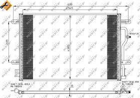 Nrf 35465 - CONDENSADOR AUDI A4 00-