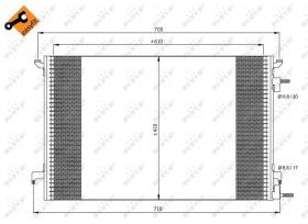 Nrf 35467 - CONDENSADOR OPEL VECTRA 1.9 D 2003-