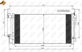 Nrf 35473 - CONDENSADOR HYUNDAI TRAJET 99-
