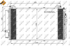 Nrf 35477 - CONDENSADOR HYUNDAI MATRIX 01-