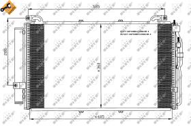  35477 - CONDENSADOR HYUNDAI MATRIX 01-