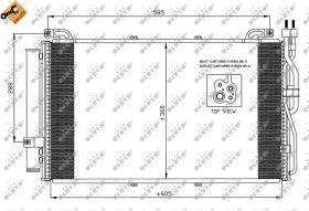Nrf 35478 - CONDENSADOR HYUNDAI MATRIX 01-