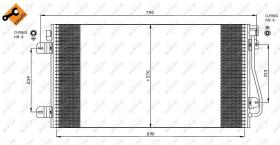 Nrf 35484 - CONDENSADOR OPEL VAUXHALL MOVANO 03