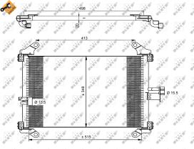 Nrf 35494 - CONDENSADOR CITROEN JUMPER 01-