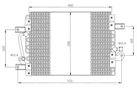 Nrf 35506 - CONDENSADOR FIAT PALIO WEEKEND 97-