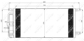 Nrf 35509 - CONDENSADOR CHEVROLET (GM) TRANS SP