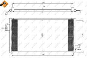 Nrf 35523 - CONDENSADOR SUBARU FORESTER 97-