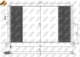 Nrf 35525 - CONDENSADOR FORD MONDEO 00-
