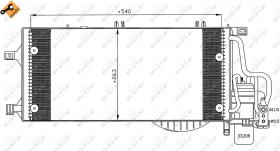 Nrf 35531 - CONDENSADOR OPEL VAUXHALL COMBO 04-