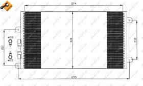 Nrf 35532 - CONDENSADOR ALFA ROMEO 147 00-