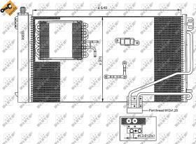 Nrf 35536 - CONDENSADOR MERCEDES C200 (W203) 00