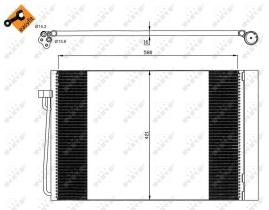 Nrf 35537 - CONDENSADOR BMW 520I 03-