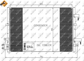 Nrf 35539 - CONDENSADOR FORD MONDEO 00-