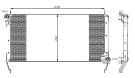 Nrf 35540 - CONDENSADOR ALFA-FIAT-LANCIA