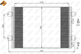 Nrf 35542 - CONDENSADOR DACIA LOGAN 05-
