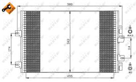  35543 - CONDENSADOR NISSAN KUBISTAR 03-