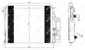 Nrf 35547 - CONDENSADOR RENAULT CLIO 99-