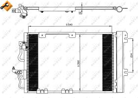  35554 - CONDENSADOR OPEL VAUXHALL ASTRA 04-