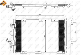  35556 - CONDENSADOR OPEL VAUXHALL ASTRA 04-