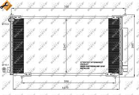 Nrf 35561 - CONDENSADOR HONDA CR-V 02-