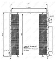 Nrf 35562 - CONDENSADOR HONDA JAZZ 02-