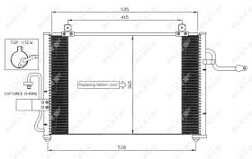 Nrf 35568 - CONDENSADOR CHEVROLET (GM) TACUMA 0