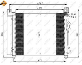 Nrf 35569 - CONDENSADOR KIA PICANTO 04-