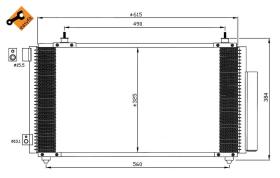 Nrf 35576 - CONDENSADOR TOYOTA CELICA 99-