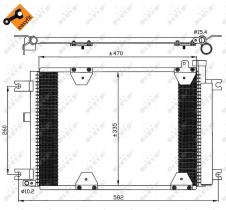 Nrf 35580 - CONDENSADOR SUZUKI GRAND VITARA 98-