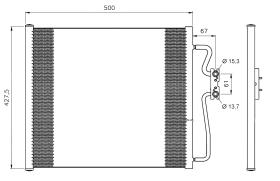 Nrf 35588 - CONDENSADOR TURISMOS BMW 725D 96-BM
