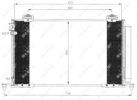 Nrf 35595 - CONDENSADOR TOYOTA AVENSIS LHD 03-