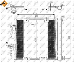 Nrf 35598 - CONDENSADOR OPEL VAUXHALL ASTRA 03-