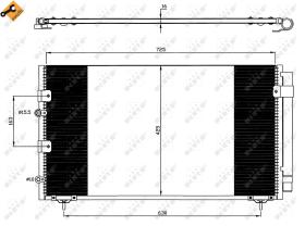 Nrf 35609 - CONDENSADOR TOYOTA PREVIA 00-