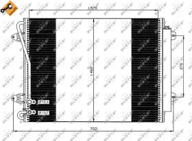 Nrf 35613 - CONDENSADOR VW CC 11-/PASSAT 05-