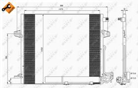 Nrf 35618 - CONDENSADOR MERCEDES GL320 (X164) 0