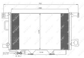 Nrf 35623 - CONDENSADOR MERCEDES C160 (W203) 04