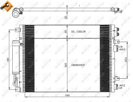 Nrf 35626 - CONDENSADOR CHRYSLER (USA) 300C 04-