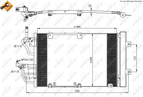 Nrf 35633 - CONDENSADOR OPEL VAUXHALL ASTRA 04-