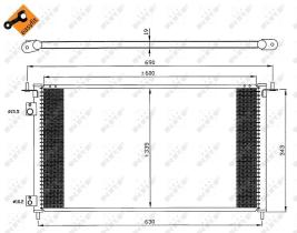Nrf 35636 - CONDENSADOR HONDA CIVIC 01-