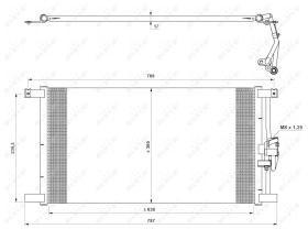 Nrf 35640 - CONDENSADOR JAGUAR XK8 / XKR 4.2I 0