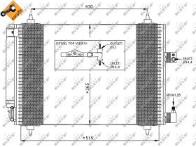 Nrf 35649 - CONDENSADOR CITROEN C5 04-